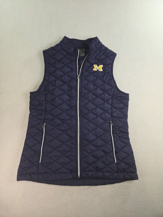 Colosseum Jackets & Blazers - Colosseum Michigan Wolverines Quilted Vest Womens M